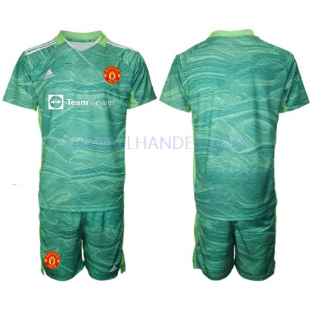 Barn Fotballdrakter Keeper Manchester United Tredje 2021-22 Kortermet